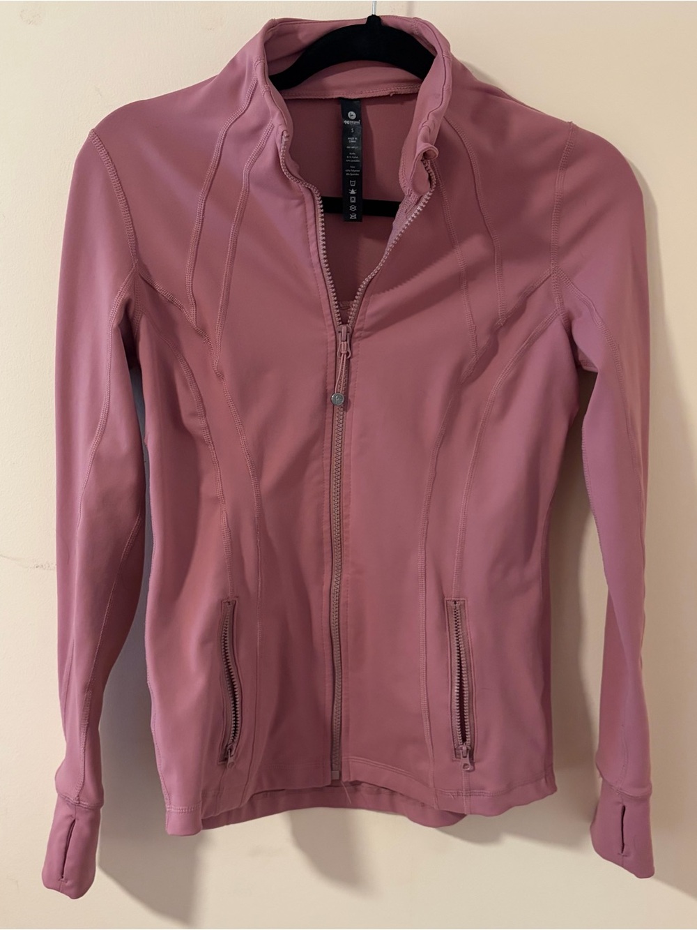Women's Lightweight Zip-Up Jacket - Dusty Rose